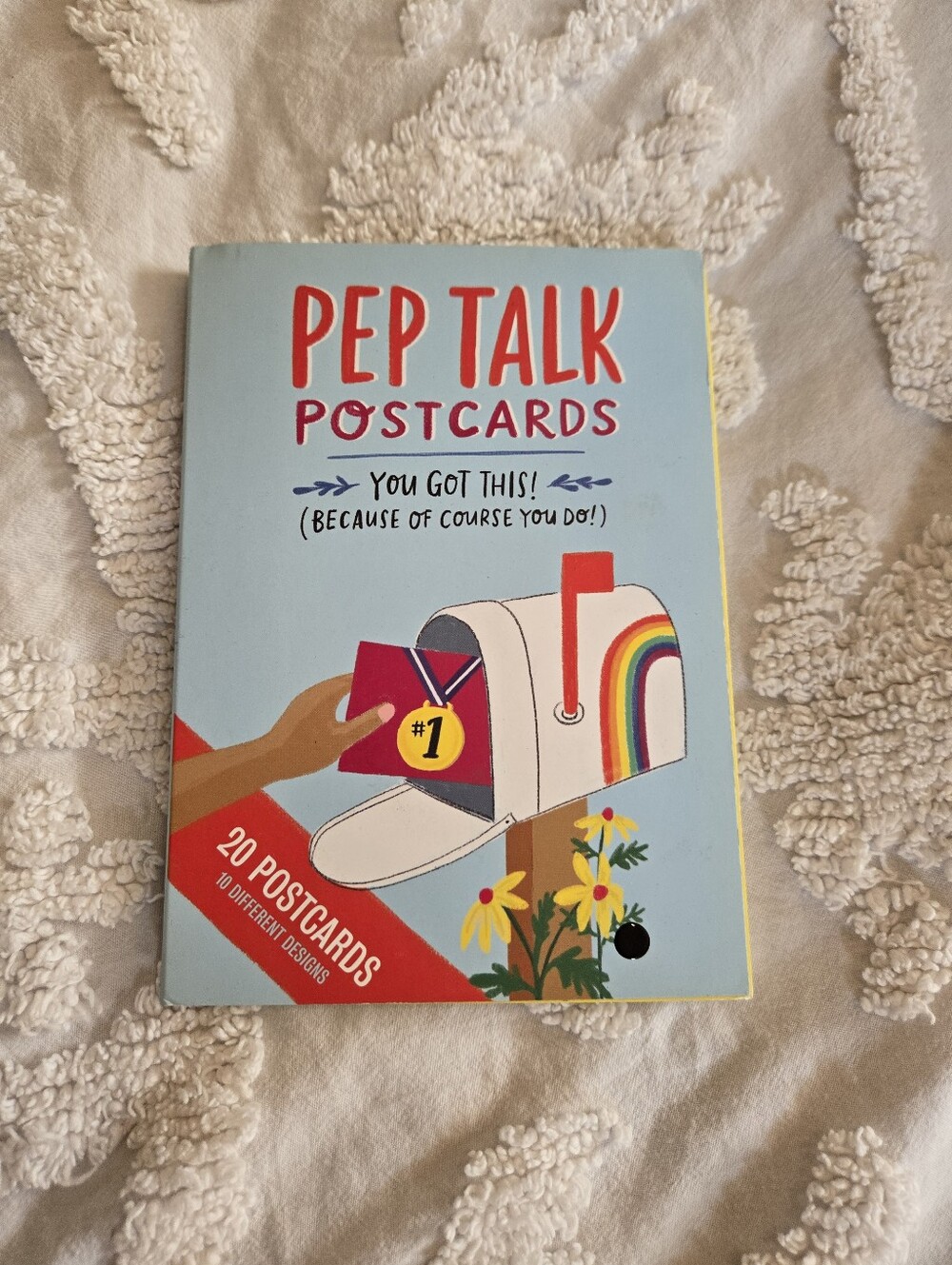 NWOT EM & Friends Pep Talk Postcards Set Of 20 In 10 Designs Encouragement Fun